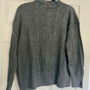 The Limited Gray Cable Knit Women's Sweater